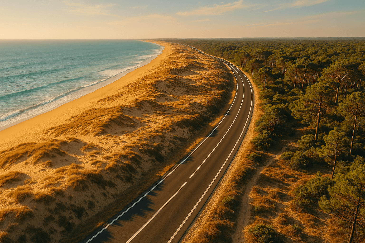 Road trip côte atlantique : de Nantes à Biarritz en 10 jours — l'itinéraire complet