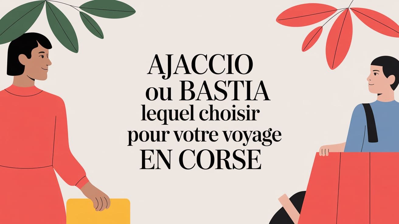 Ajaccio ou Bastia : lequel choisir pour votre voyage en Corse ?
