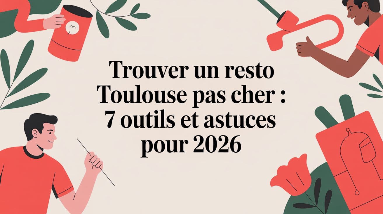Trouver un resto Toulouse pas cher : 7 outils et astuces pour 2026
