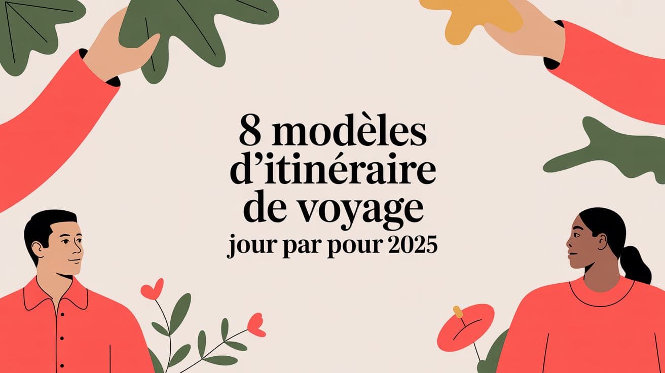 8 Modèles d'Itinéraire de Voyage Jour par Jour pour 2025
