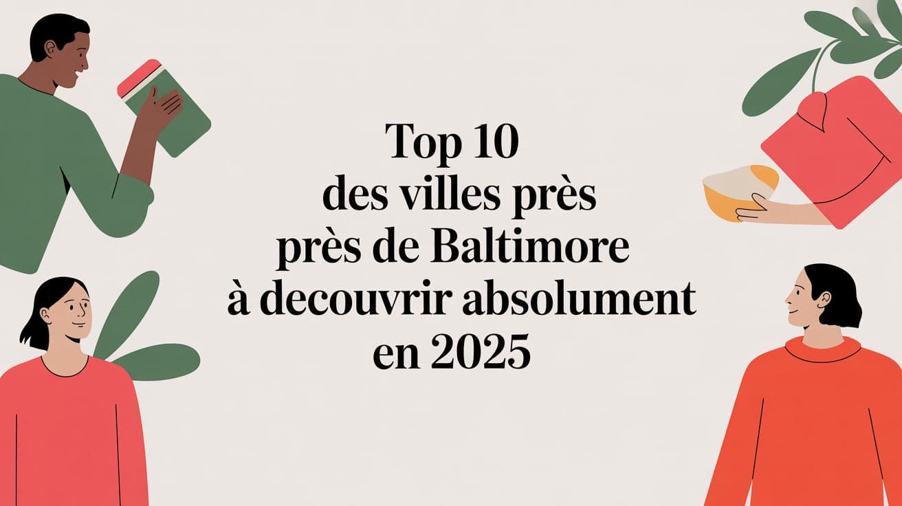 Top 10 des villes près de Baltimore à découvrir absolument en 2025