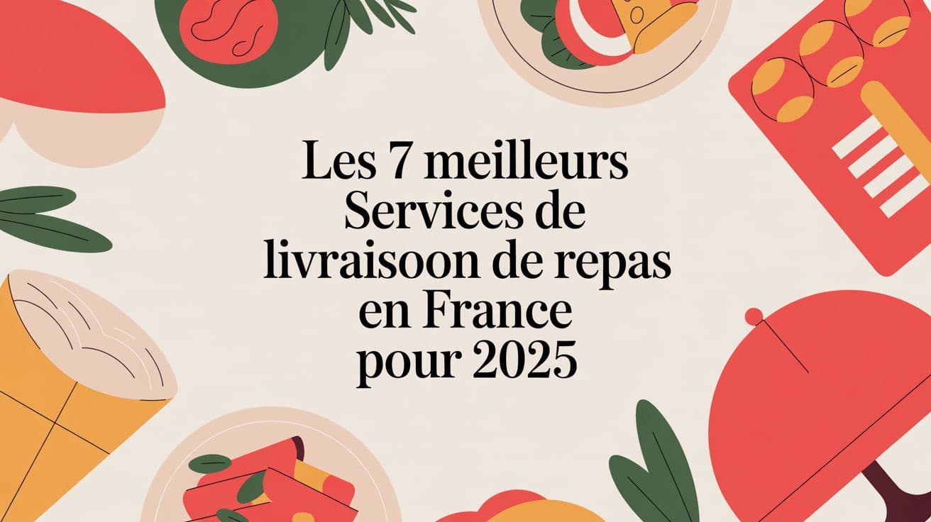 Meilleures plateformes de livraison de repas en France