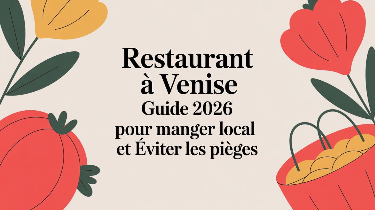 Restaurant à Venise : Guide 2026 pour Manger Local et Éviter les Pièges