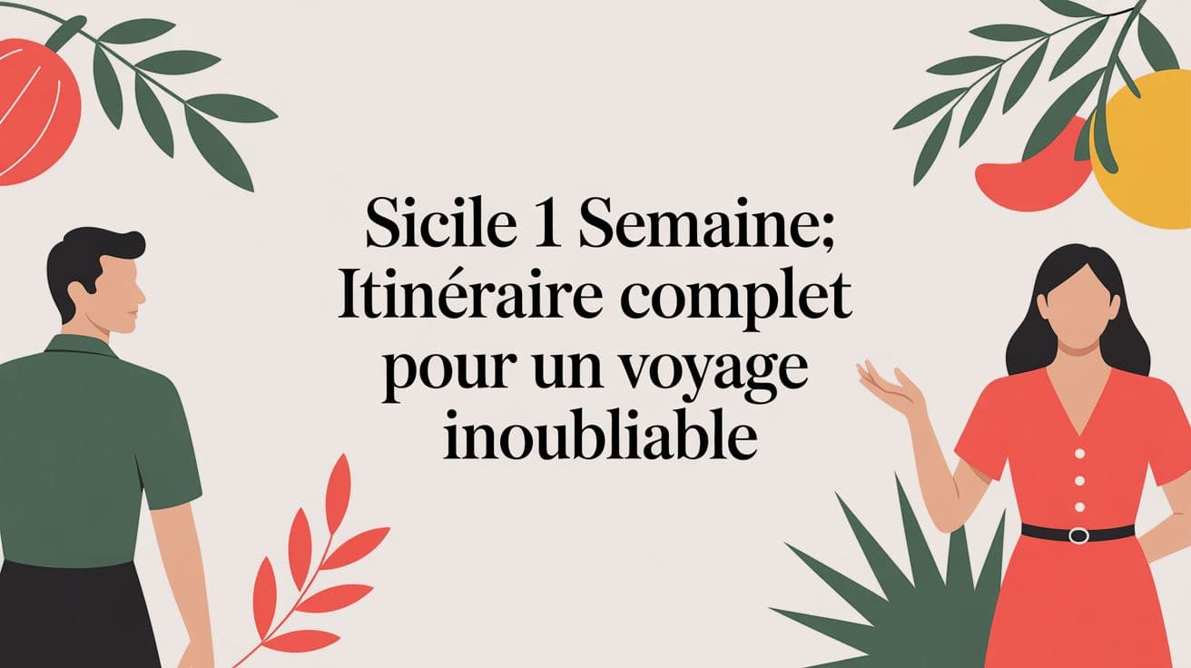 Sicile 1 semaine : itinéraire complet et conseils pour un voyage inoubliable