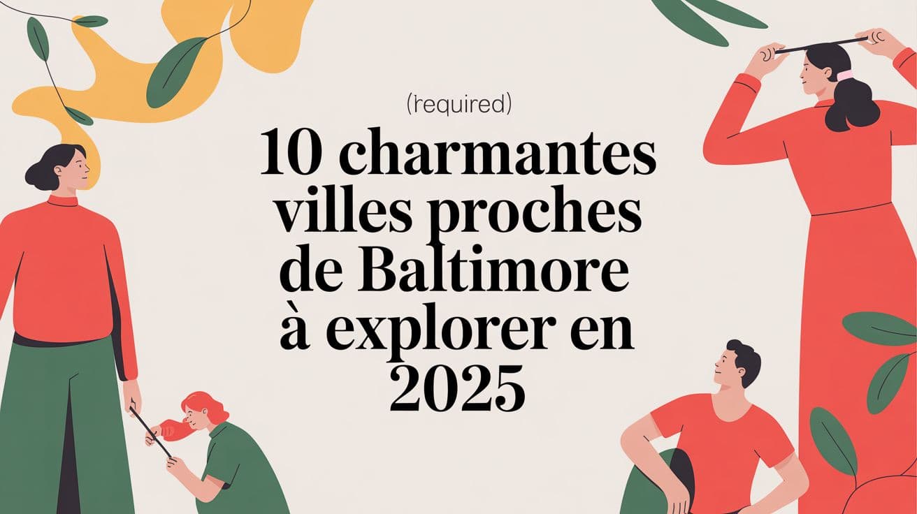 10 charmantes villes proches de Baltimore à explorer en 2025
