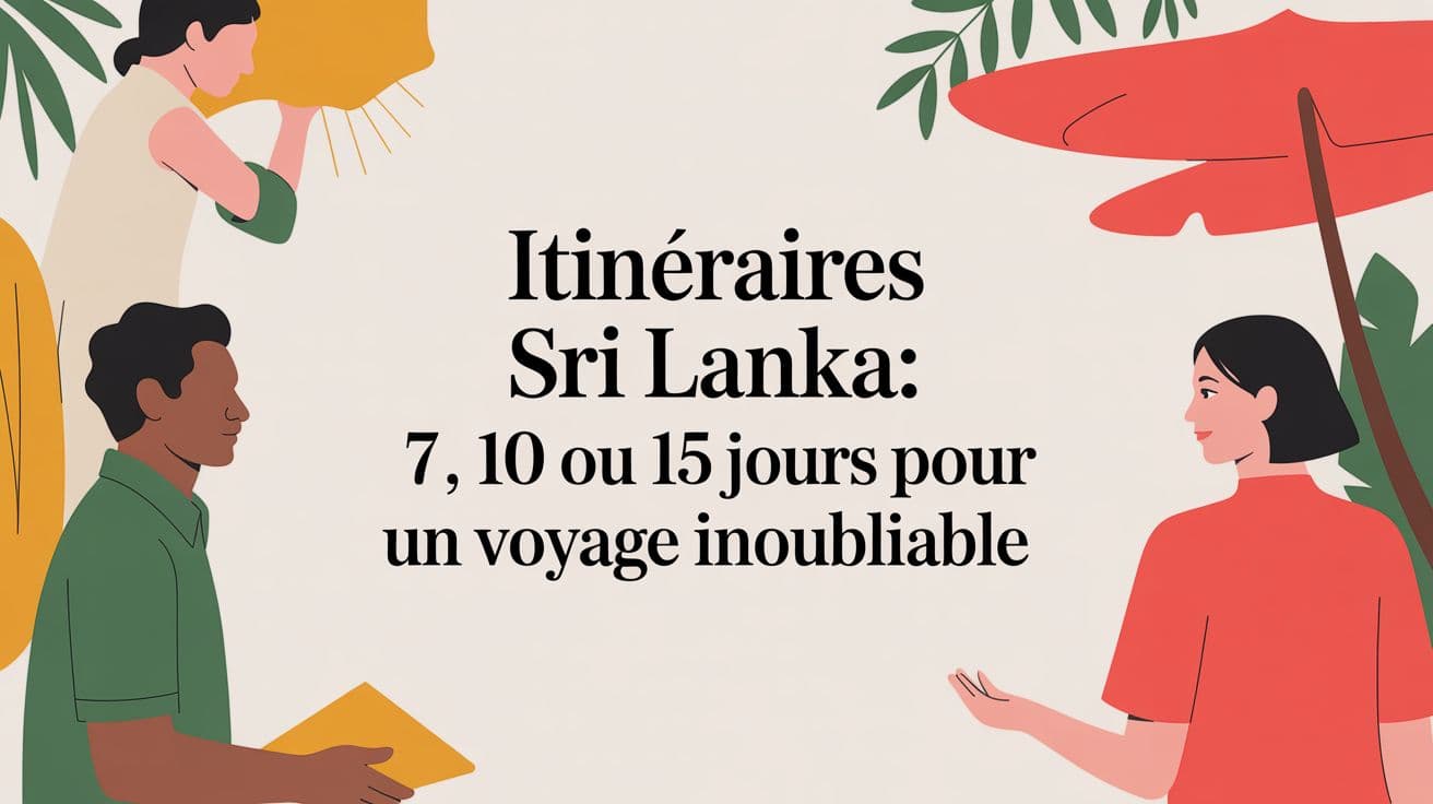 Itinéraires Sri Lanka: 7, 10 ou 15 jours pour un voyage inoubliable