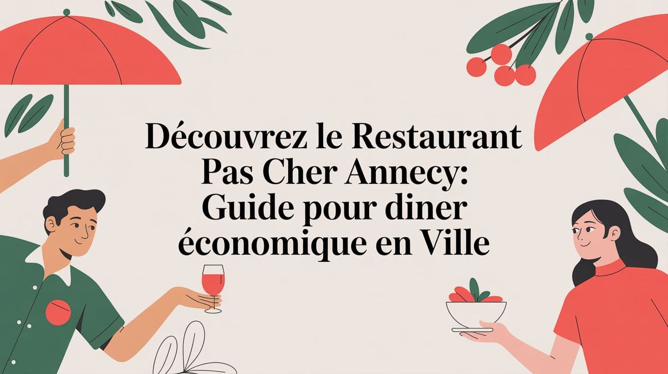 Découvrez le restaurant pas cher annecy: Guide pour dîner économique en ville