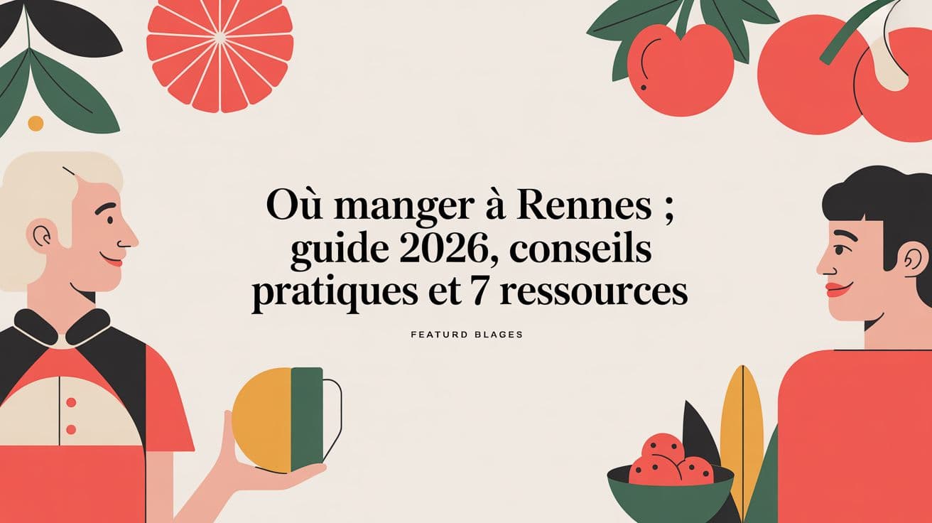 Où manger à Rennes : Guide 2026, conseils pratiques et 7 ressources