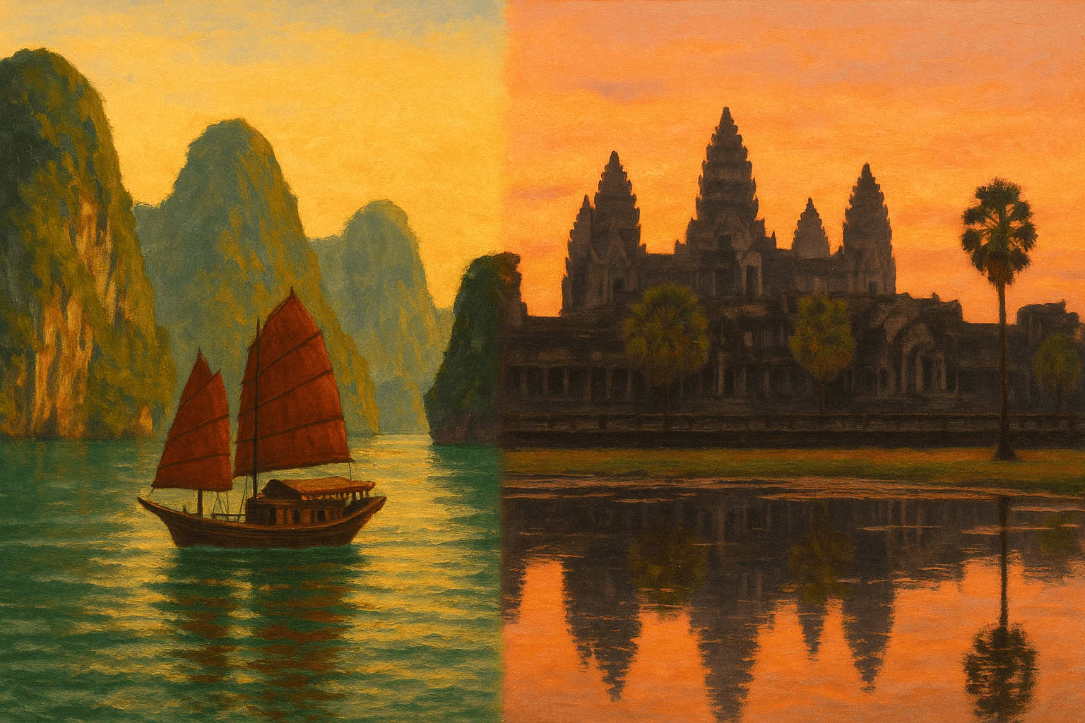 Vietnam ou Cambodge : lequel choisir pour un premier voyage en Asie du Sud-Est ?